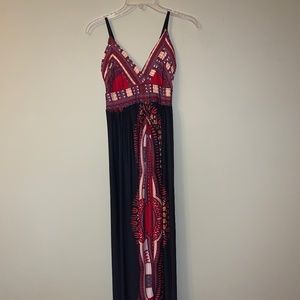 Beautiful Pattern Summer Maternity Maxi Dress